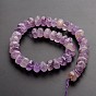 Natürlichen Amethyst Perlen Stränge, facettiert, Rondell