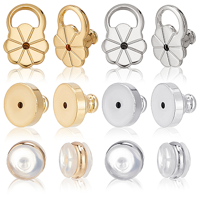 36 шт. Латунные гайки для ушей, с силиконовым