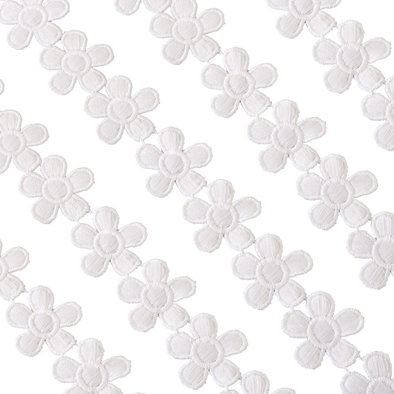 Polyester Lace Trim, Flower Pattern