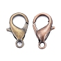 Zinc Alloy Lobster Claw Clasps, Parrot Trigger Clasps, Mixed Color, 14x8mm, Hole: 1.8mm