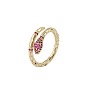 Fashionable Snake Diamond-encrusted Ring for Women - Elegant, Luxurious, Stylish, Eye-catching.