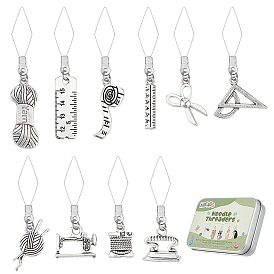 20 шт. 10 стиль 304 резьбонарезные головки из нержавеющей стали, с шкентеля сплава, линейка, рулетка и ножницы