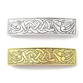 Viking Knot Alloy Retro Hair Barrettes, Hair Accessories for Women & Girls, Rectangle