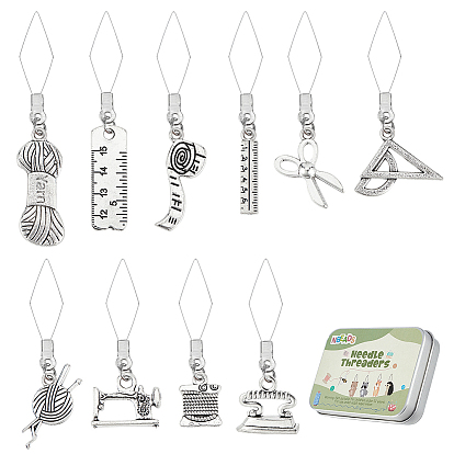 20 шт. 10 стиль 304 резьбонарезные головки из нержавеющей стали, с шкентеля сплава, линейка, рулетка и ножницы