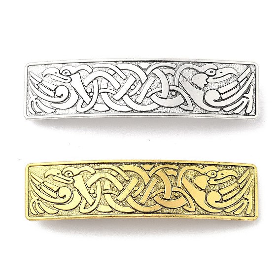 Заколки для волос в стиле ретро из сплава викингов, аксессуары для волос для женщин и девочек, прямоугольные