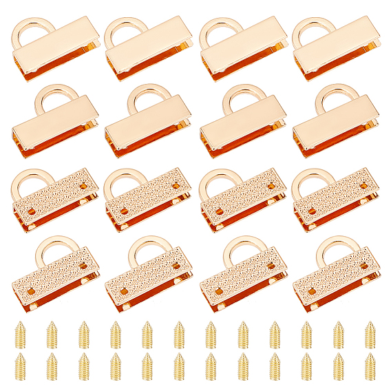 10 наборы железных застежек для подвески сумок, пряжка с боковой клипсой, с винтами, кошелек делает выводы