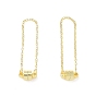 Brass Magnetic Clasp with Cable Safety Chain, Long-Lasting Plated, Lead Free & Cadmium Free, Column
