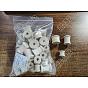 48Pcs 3 Style Schima Wood Sewing Embroidery Thread Spool, Empty Bobbins, for Embroidery and Sewing Machines