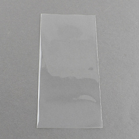 Bolsas de celofán del opp, Rectángulo, 15x7 cm