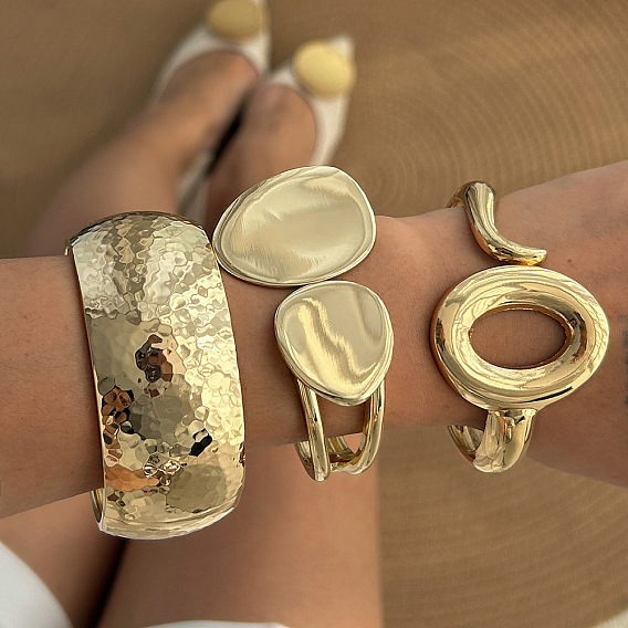 Сплав манжеты браслеты, шарнирные браслеты для женщин, слеза