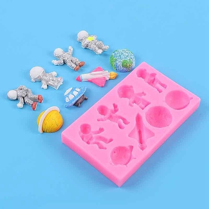 Moules d'affichage en silicone, moules de résine, outils de moule d'artisanat en argile, rectangle