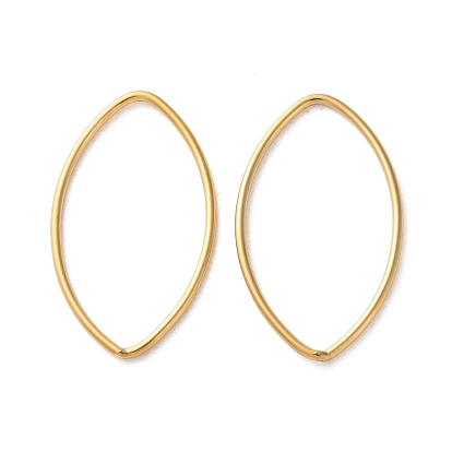 Ионное покрытие (ip) 304 соединительные кольца из нержавеющей стали, лошадиный глаз 