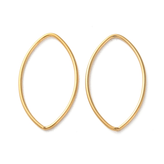 Ионное покрытие (ip) 304 соединительные кольца из нержавеющей стали, лошадиный глаз 