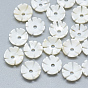 Perles de coquille d'eau douce, fleur