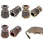 6Pcs 3 Color EDC Brass Knife String Pendant Light Parachute String Tool