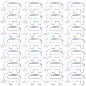 80шт. железная скрепка, слон