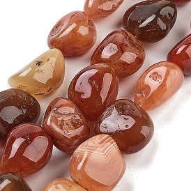 Natural Gemstone Beads Strands, Nuggets, Tumbled Stone