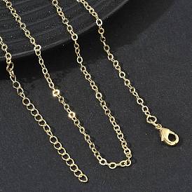 2.2MMM Brass Cable Chain Necklaces for Women, Long-Lasting Plated