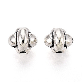 Сплавочные овальные бусины тибетского стиля , твист