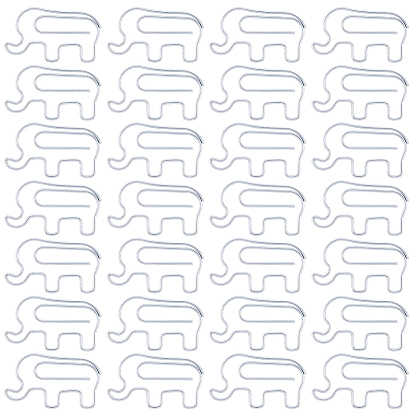 80шт. железная скрепка, слон