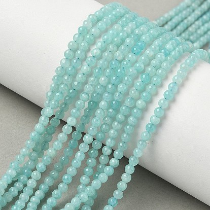 Природных амазонит бисер нитей, круглые