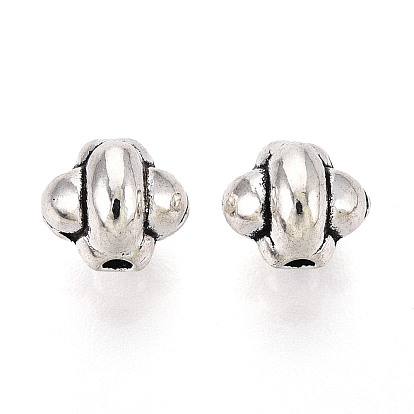 Сплавочные овальные бусины тибетского стиля , твист