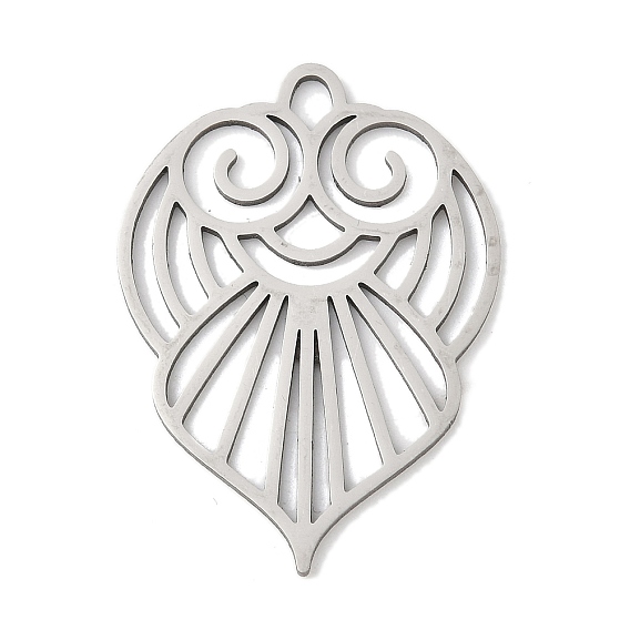 201 подвески из нержавеющей стали, лазерная резка, подвеска в виде полого облака и листа, анти-тускнение