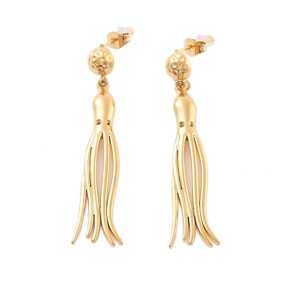 304 из нержавеющей стали серьги, кисточки осьминога