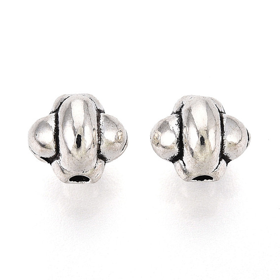 Сплавочные овальные бусины тибетского стиля , твист