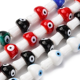 Ручной сглаза бусины бисер нитей, гриб