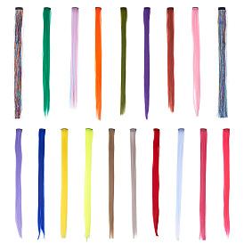 19 шт. 19 стили модные женские аксессуары для волос, парики из высокотемпературного шелка