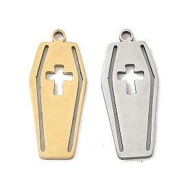 201 подвески из нержавеющей стали, гроб с крестом