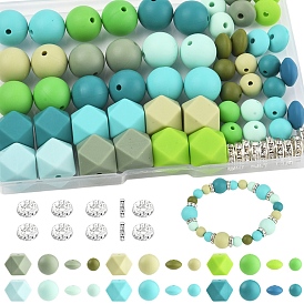 Ювелирные изделия, включая силиконовые бусины и железные бусины-разделители со стразами, разнообразные