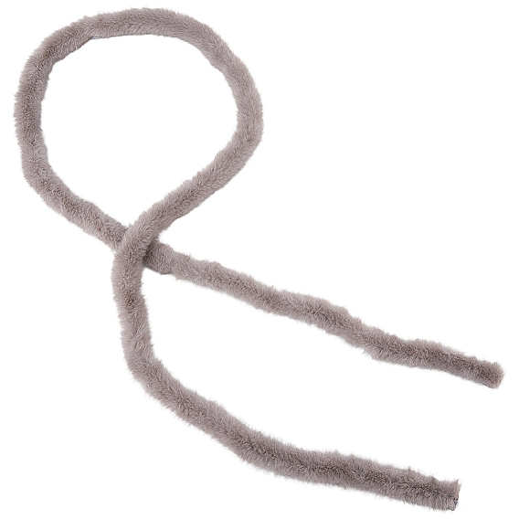 Rollo de tela de chenilla de piel sintética para decorar árboles de Navidad o hacer lazos para coronas.