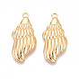 Латунные подвески, форма раковины, долговечный, без никеля 