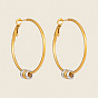 304 Stainless Steel Big Hoop Earrings for Women