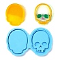 Shaker Mold, DIY Quicksand Jewelry Silicone Statue Molds, Resin Casting Molds, For UV Resin, Epoxy Resin Jewelry Making, Skull