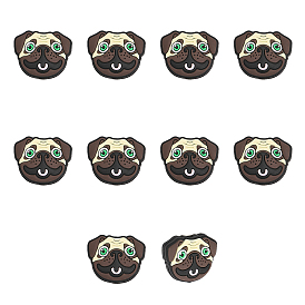 Силиконовые бусины, собака