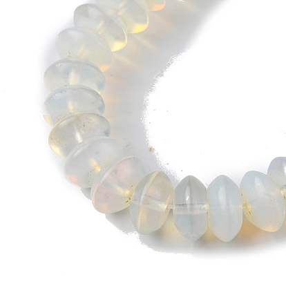 Opalite Beads Strands, Saucer Beads, Rondelle