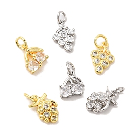 Латунные микро проложить кубического циркония прелести, фрукты, долговечный, стойки покрытие, с целью перехода в кольце