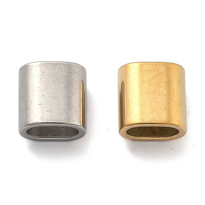 304 из нержавеющей стали слайд прелести, ползунки, для изготовления кожаных браслетов, овальные