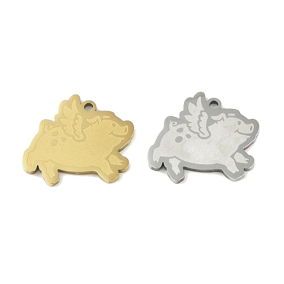 201 подвески из нержавеющей стали, свинья с подвеской в виде крыльев