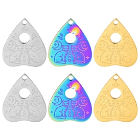 304 подвески из нержавеющей стали, планшетка с подвеской в виде кошки