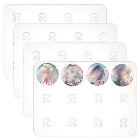 4шт. прозрачные ПВХ-пластины для обезболивания, прямоугольные