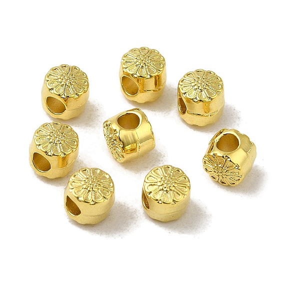 Crémaillère perles en alliage placage, plaqué longue durée, canon avec des fleurs