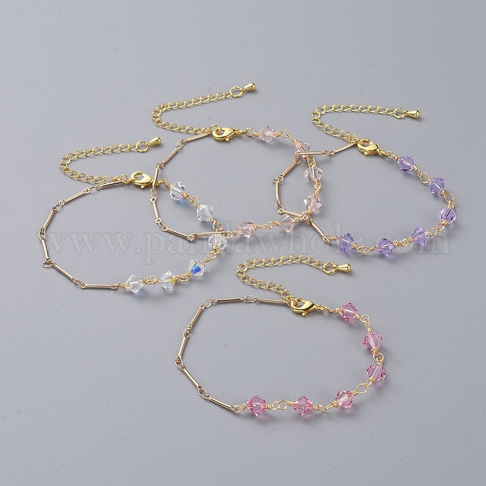 4pcs 18K Gold Necklace Extender Lobster Clasp Bracelet Extender