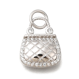 925 серебро из микрочипов с кубическим цирконием, подвески для сумочек
