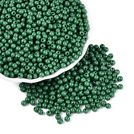 Opaque Acrylic Beads, Round