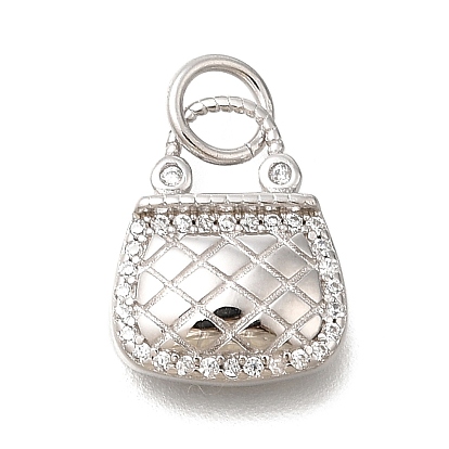 925 серебро из микрочипов с кубическим цирконием, подвески для сумочек