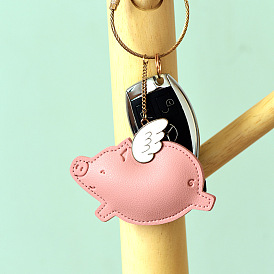 Bamenworm Society small animal PU car key chain pendant bag hanging jewelry creative gift girl small gift